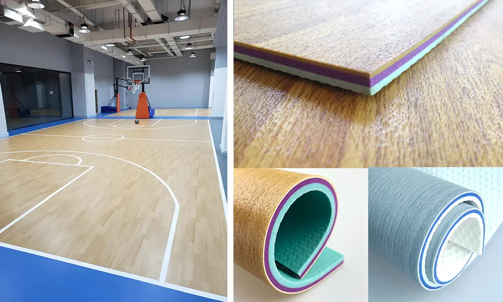 Пол для баскетбольной площадки